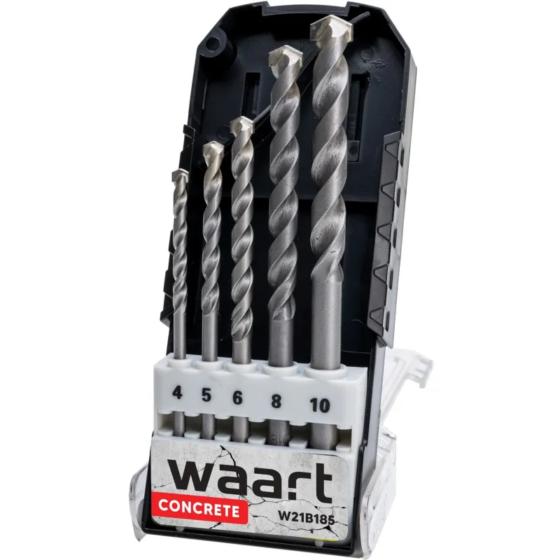 Zestaw wierteł do betonu 4.0-10.0 mm, 5 szt.