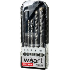 Zestaw wierteł do betonu 4.0-10.0 mm, 5 szt.