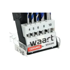 Zestaw wierteł do ceramiki 4.0-10.0 mm, 5 szt.