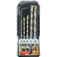 Zestaw wierteł uniwersalnych 4.0-10.0 mm, 5 szt., Multidrill