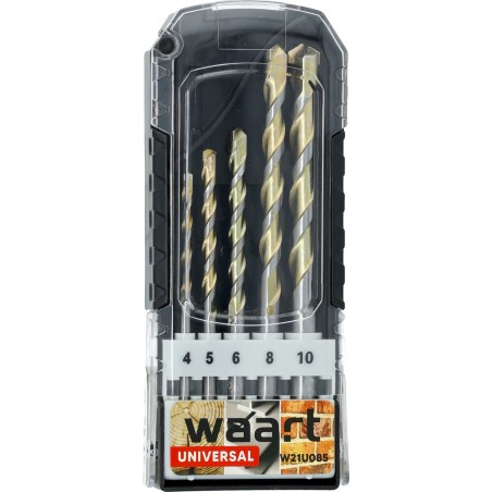 Zestaw wierteł uniwersalnych 4.0-10.0 mm, 5 szt., Multidrill