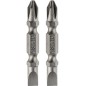 Końcówki wkrętakowe dwustronne PH2/SL6, 50 mm, 2 szt. Końcówki wkrętakowe dwustronne PH2/SL6, 50 mm, 2 szt.