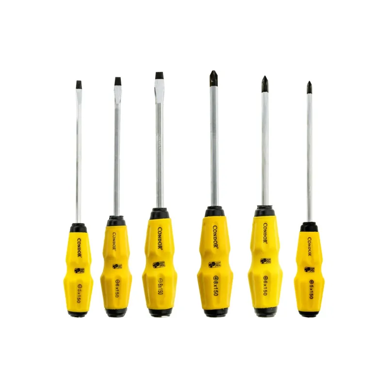 Zestaw wkrętaków z podbijakiem 6 szt. Zestaw wkrętaków z podbijakiem 6 szt.