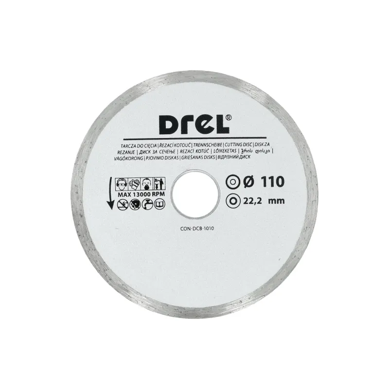 Tarcza diamentowa 110 x 22.2 mm, pełna