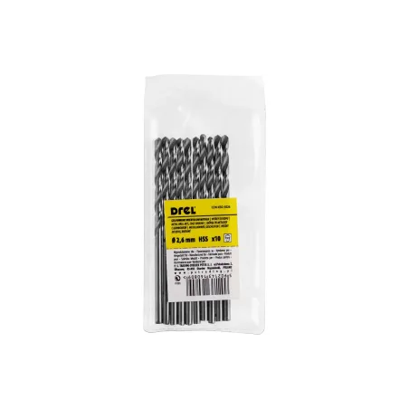 Wiertła do metalu 2.6 mm, HSS-G, szlifowane, 10 szt.