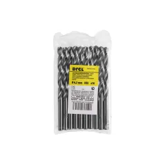 Wiertła do metalu 6.2 mm, HSS-G, szlifowane, 10 szt.