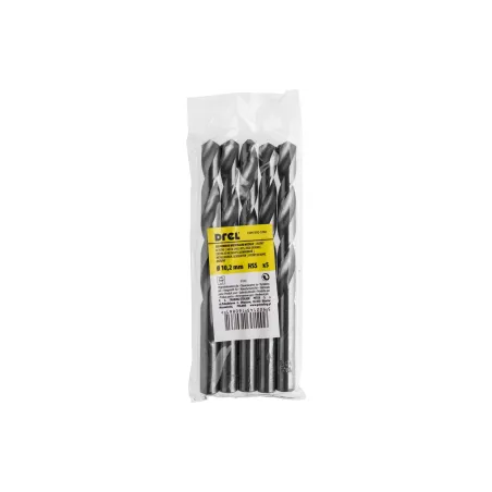 Wiertła do metalu 10.2 mm, HSS-G, szlifowane, 5 szt.
