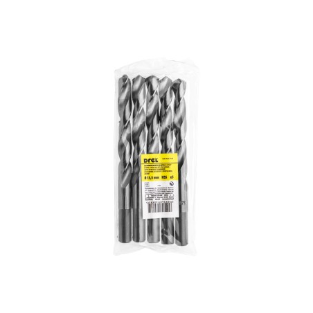 Wiertła do metalu 13.5 mm, HSS-G, szlifowane, 5 szt.