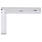 Kątownik płaski 250 x 165 mm, aluminiowy