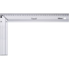 Kątownik płaski 300 x 175 mm, aluminiowy