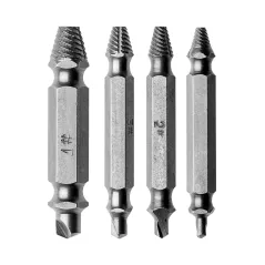 Zestaw wykrętaków do urwanych śrub M5-M14, 4 szt.