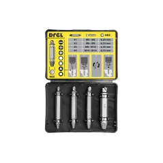 Zestaw wykrętaków do urwanych śrub M5-M14, 4 szt.