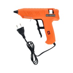 Pistolet do kleju 11.2 mm, z aluminiową końcówką pokrytą tworzywem, z włącznikiem, 150W