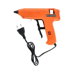 Pistolet do kleju 11.2 mm, z aluminiową końcówką pokrytą tworzywem, z włącznikiem, 150W