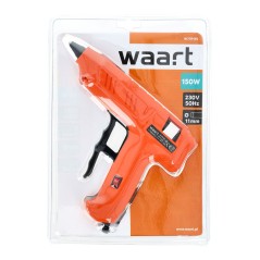 Pistolet do kleju 11.2 mm, z aluminiową końcówką pokrytą tworzywem, z włącznikiem, 150W