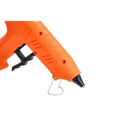 Pistolet do kleju 11.2 mm, z aluminiową końcówką pokrytą tworzywem, z włącznikiem, 150W