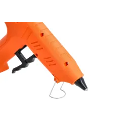 Pistolet do kleju 11.2 mm, z aluminiową końcówką pokrytą tworzywem, z włącznikiem, 150W