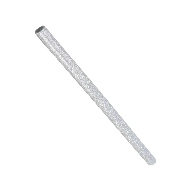 Wkłady klejowe 11.2 mm x 200 mm, brokatowe, srebrne, 5 szt. Wkłady klejowe 11.2 mm x 200 mm, brokatowe, srebrne, 5 szt.