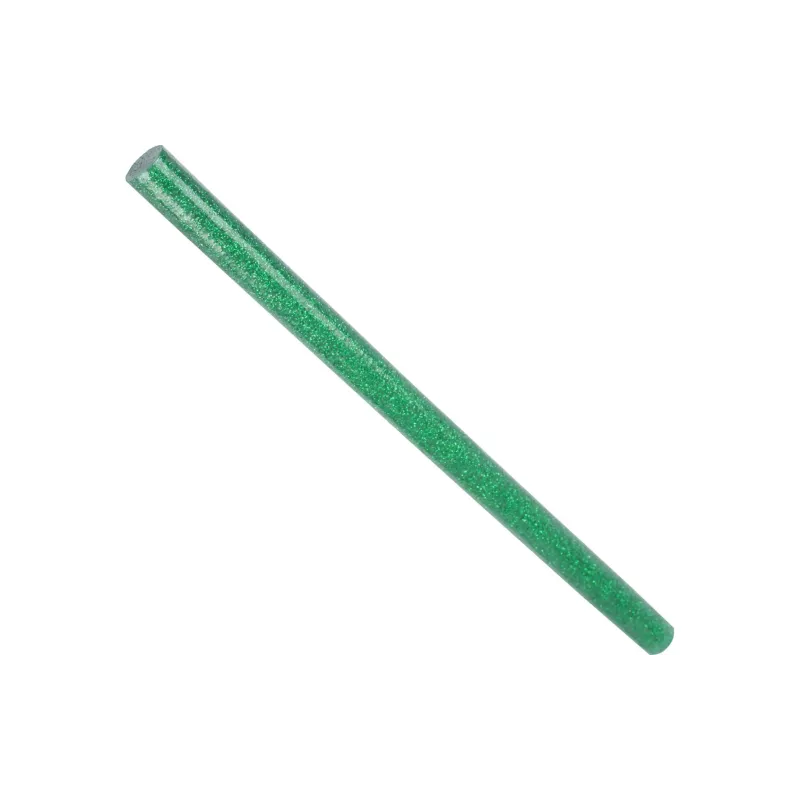 Wkłady klejowe 11.2 mm x 200 mm, brokatowe, zielone, 5 szt. Wkłady klejowe 11.2 mm x 200 mm, brokatowe, zielone, 5 szt.