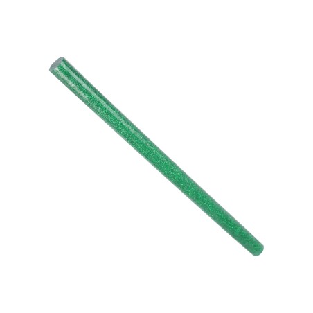 Wkłady klejowe 11.2 mm x 200 mm, brokatowe, zielone, 5 szt.