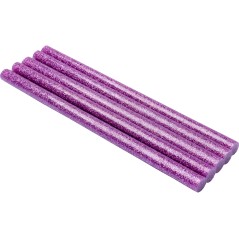 Wkłady klejowe 11.2 mm x 200 mm, brokatowe, fioletowe, 5 szt.