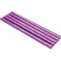 Wkłady klejowe 11.2 mm x 200 mm, brokatowe, fioletowe, 5 szt. Wkłady klejowe 11.2 mm x 200 mm, brokatowe, fioletowe, 5 szt.