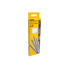 Wkłady klejowe 11.2 mm x 200 mm, białe, 5 szt.