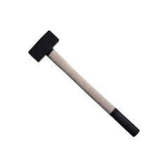 Młotek kamieniarski 6000 g, trzonek drewniany FSC 100%, certyfikat NC-COC-062817