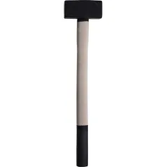 Młotek kamieniarski 6000 g, trzonek drewniany FSC 100%, certyfikat NC-COC-062817