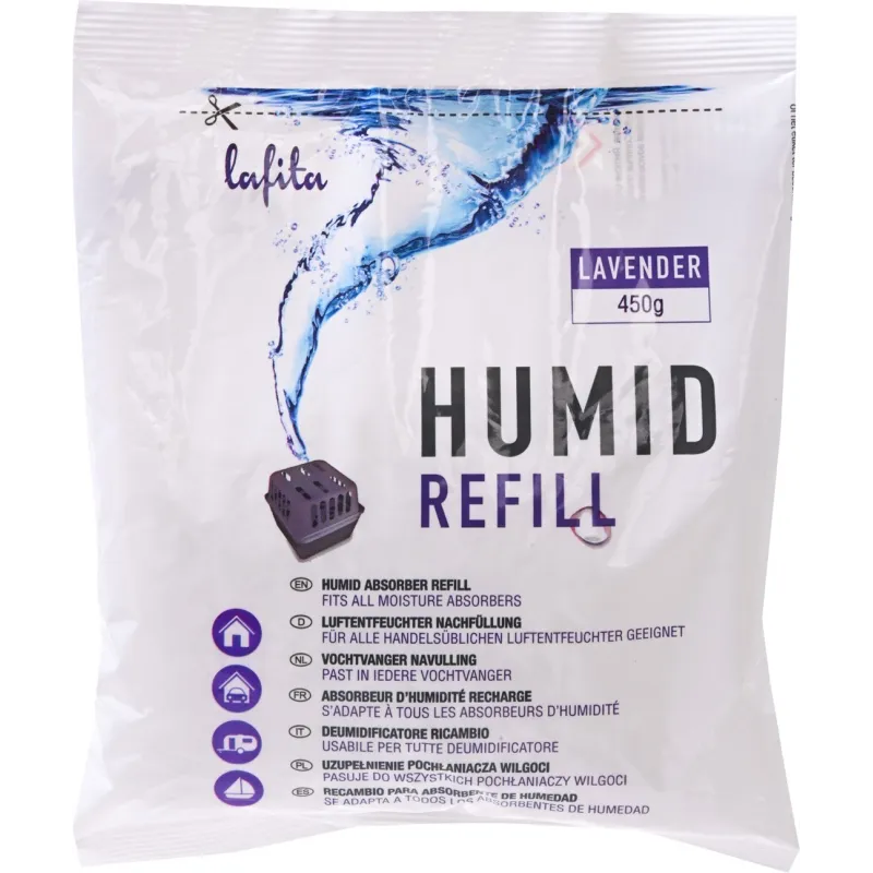 Wkład do pochłaniacza wilgoci 450 g, zapach lawendowy Wkład do pochłaniacza wilgoci 450 g, zapach lawendowy