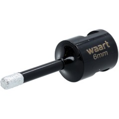 Otwornica z nasypem diamentowym 6 mm, M14, diament lutowany