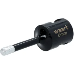 Otwornica z nasypem diamentowym 6 mm, M14, diament lutowany