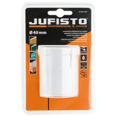 Otwornica z płytkami z węglika spiekanego 40 mm do płyt MDF, tworzyw sztucznych, drewna