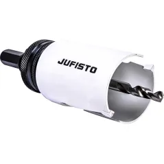 Otwornica z płytkami z węglika spiekanego 44 mm do płyt MDF, tworzyw sztucznych, drewna