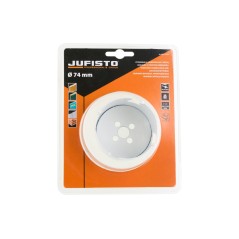 Otwornica z płytkami z węglika spiekanego 74 mm do płyt MDF, tworzyw sztucznych, drewna