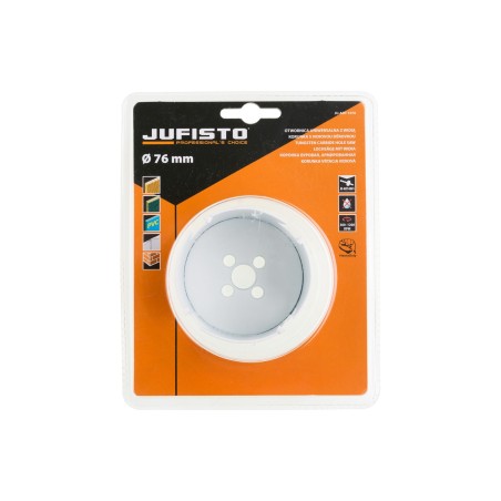 Otwornica z płytkami z węglika spiekanego 76 mm do płyt MDF, tworzyw sztucznych, drewna