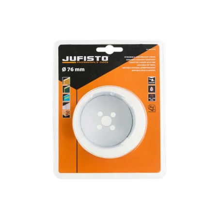 Otwornica z płytkami z węglika spiekanego 76 mm do płyt MDF, tworzyw sztucznych, drewna