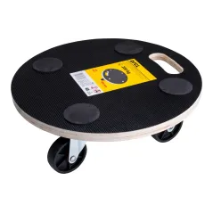 Platforma transportowa 380 mm, udźwig 200 kg, okrągła, laminowana