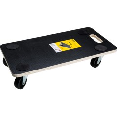 Platforma transportowa 575 x 300 x 120 mm, udźwig 200 kg, prostokątna, laminowana, FSC 100%, certyfikat NC-COC-062817