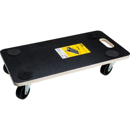 Platforma transportowa 575 x 300 x 120 mm, udźwig 200 kg, prostokątna, laminowana, FSC 100%, certyfikat NC-COC-062817
