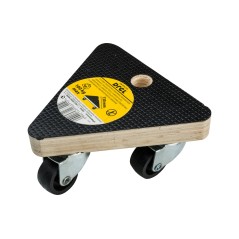 Platforma transportowa 130 x 130 x 130 mm, udźwig 100 kg, trójkątna, laminowana