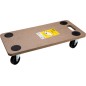 Platforma transportowa 600 x 300 mm, udźwig 200 kg, prostokątna Platforma transportowa 600 x 300 mm, udźwig 200 kg, prostokątna