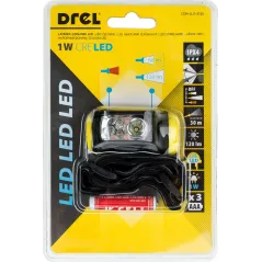 Latarka czołowa 1 W, LED