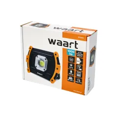 Reflektor 10 W, COB LED, akumulatorowy, USB