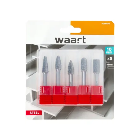 Zestaw frezów trzpieniowych do metalu pilnik wykonany z węglika, typy A1020, C1020, G1020, F1020, L1025, 5 szt.