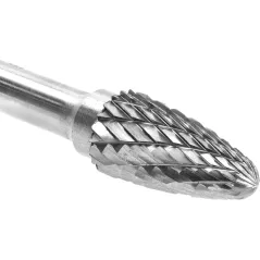 Zestaw frezów trzpieniowych do metalu pilnik wykonany z węglika, typy A1020, C1020, G1020, F1020, L1025, 5 szt.