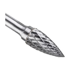 Zestaw frezów trzpieniowych do metalu pilnik wykonany z węglika, typy A1020, C1020, G1020, F1020, L1025, 5 szt.
