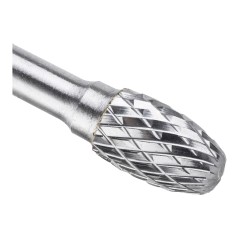 Zestaw frezów trzpieniowych do metalu pilnik wykonany z węglika, typy A1020, C1020, G1020, F1020, L1025, 5 szt.