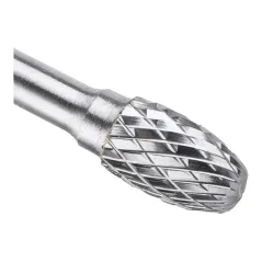 Zestaw frezów trzpieniowych do metalu pilnik wykonany z węglika, typy A1020, C1020, G1020, F1020, L1025, 5 szt.