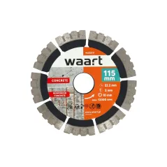 Tarcza diamentowa 115 x 22.2 mm, ostrze KU, do twardych materiałów
